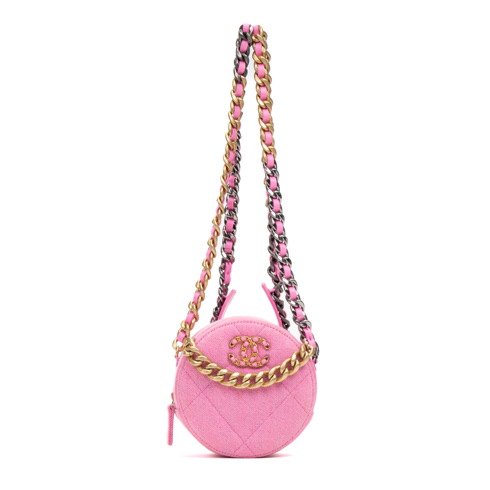 Chanel 19 Round Clutch Mini